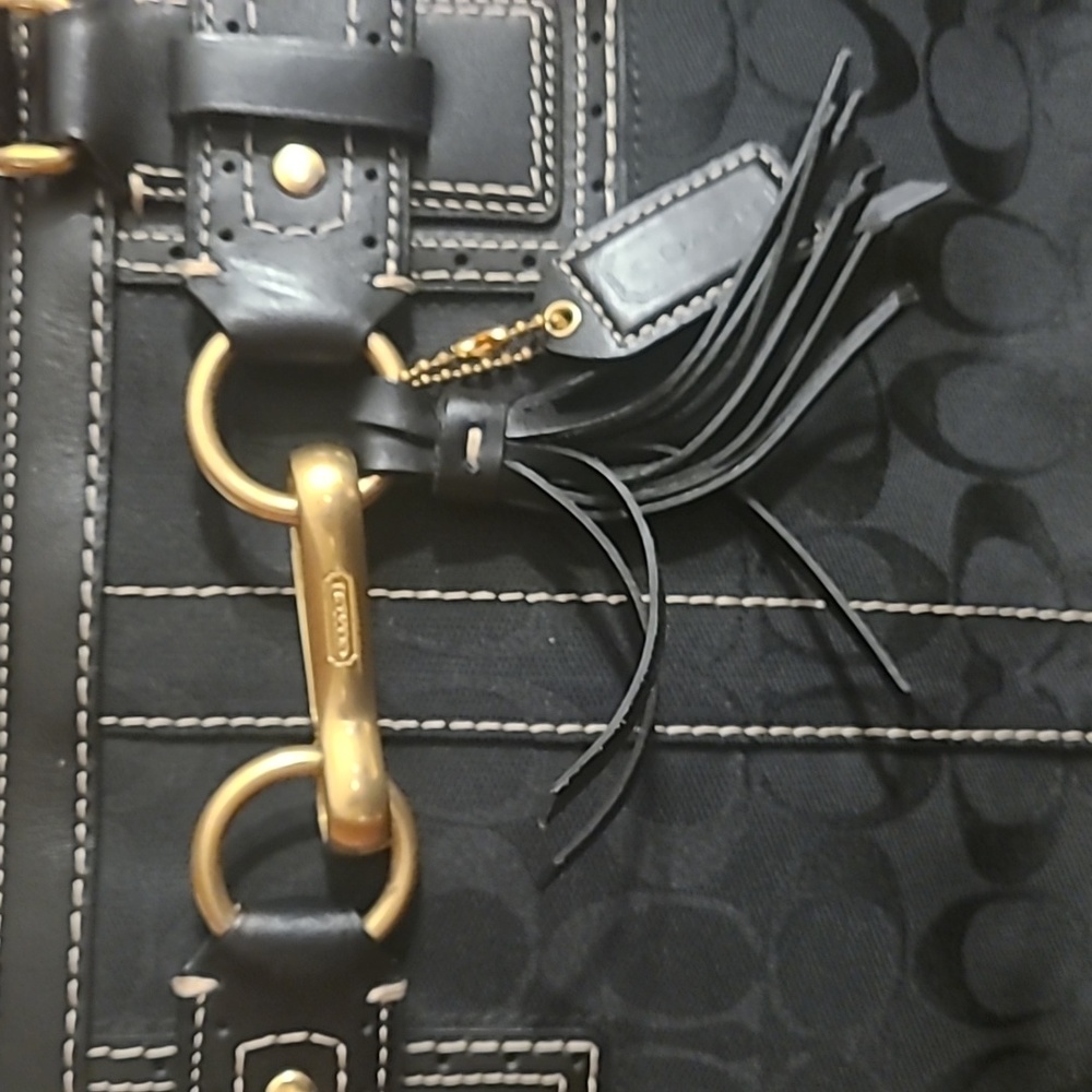 SOLD**Coach Hampton Vintage Carryall Shoulde Satchel EUC - Picture 5 of 15